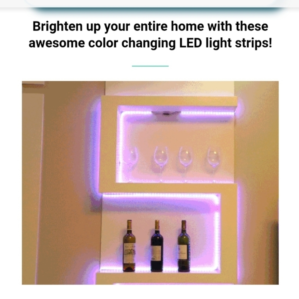 🆕️65ft Color Changing LED Light Strip (Remote) - Picture 2 of 10